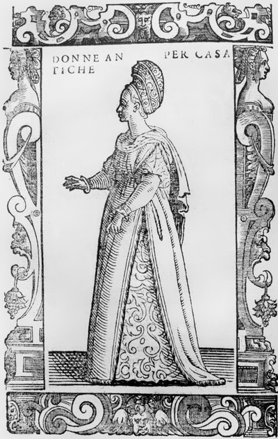 Signora della casa, 1590 da Cesare Vecellio